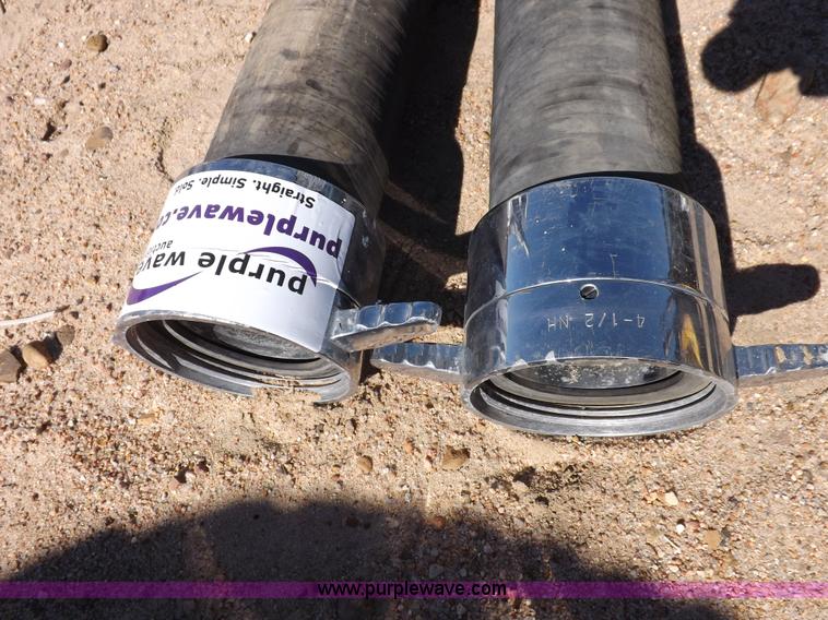 image for item H9052 (2) 4.5" x 10' fire suction hoses