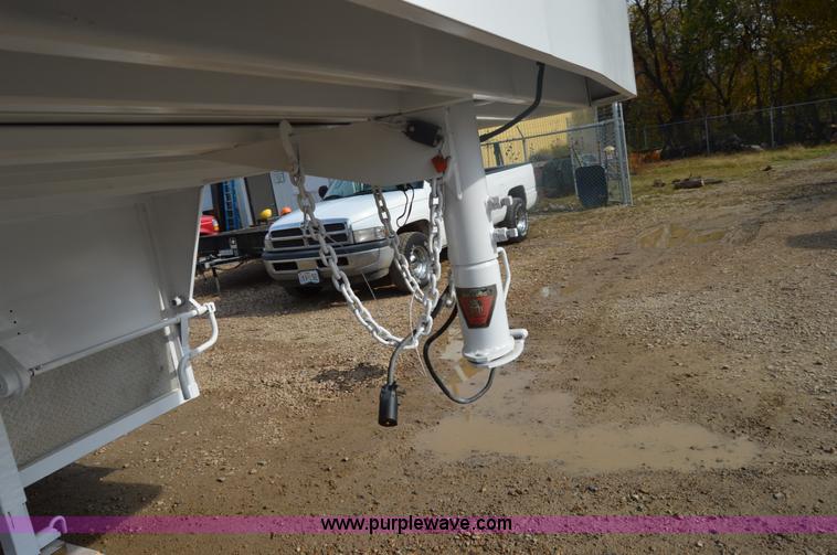 image for item I2945 2002 Titan gooseneck enclosed car hauler trailer