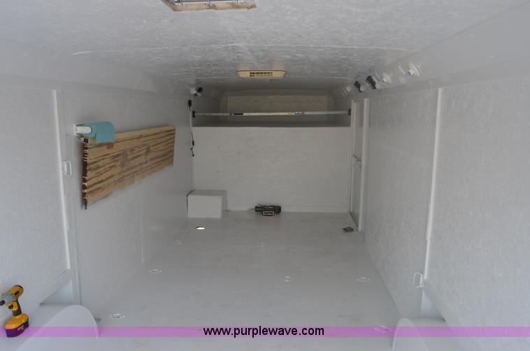 image for item I2945 2002 Titan gooseneck enclosed car hauler trailer