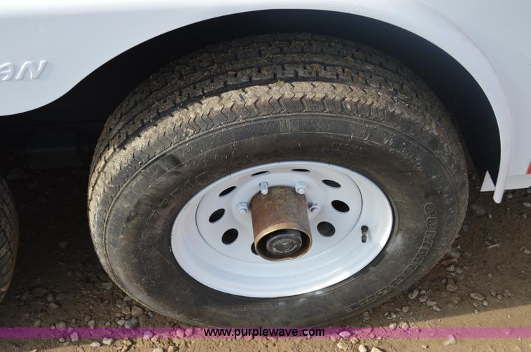 image for item I2945 2002 Titan gooseneck enclosed car hauler trailer