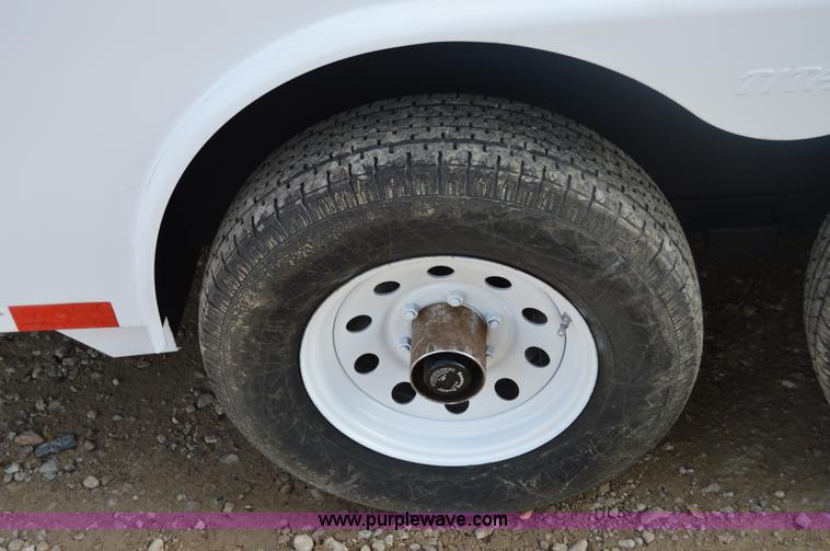 image for item I2945 2002 Titan gooseneck enclosed car hauler trailer