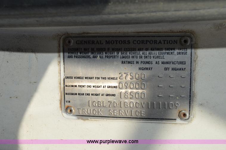 image for item I2958 1982 Chevrolet 70 fertilizer truck