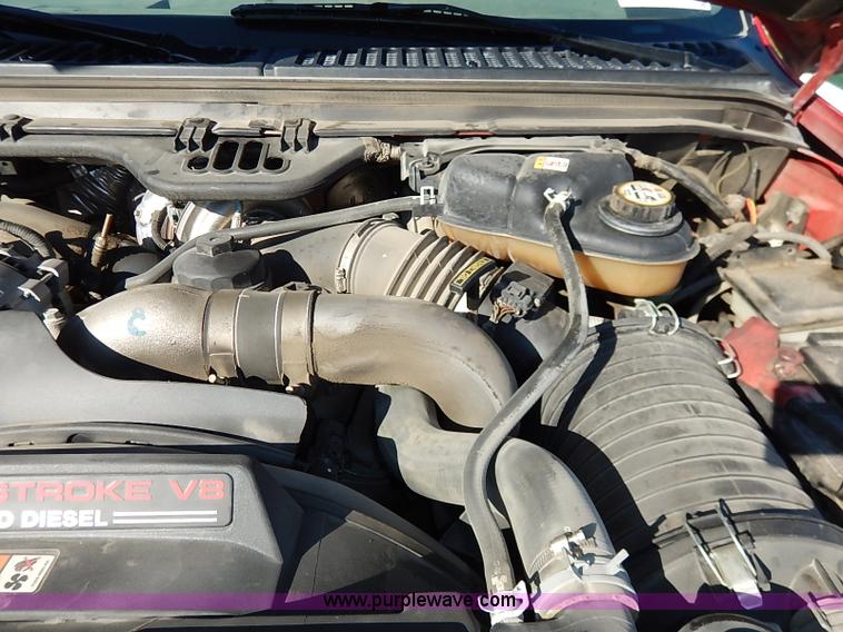 image for item I5324 2003 Ford F350 Super Duty XL flatbed pickup truck