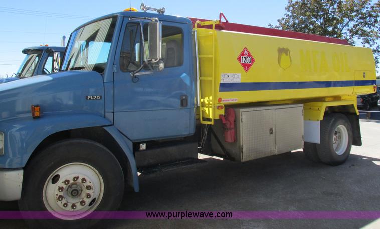 image for item I8912 1997 Freightliner FL70 fuel truck