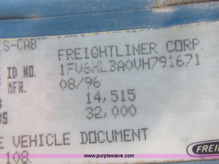 image for item I8912 1997 Freightliner FL70 fuel truck