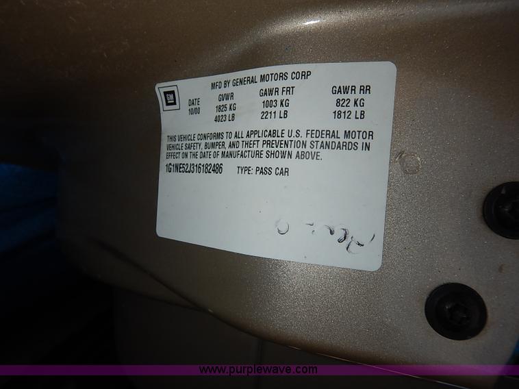 image for item I5369 2001 Chevrolet Malibu LS