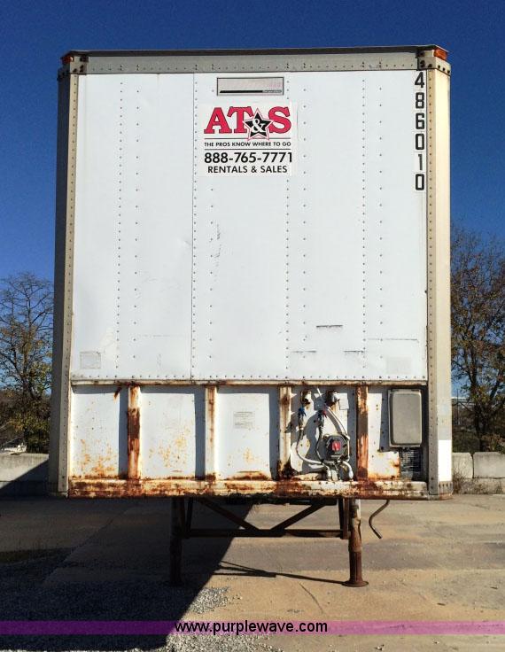 image for item D1269 1989 Monon storage semi trailer