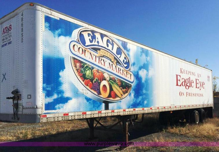 image for item D1270 1992 Wabash storage semi trailer
