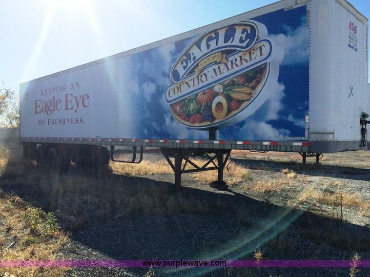 image for item D1270 1992 Wabash storage semi trailer