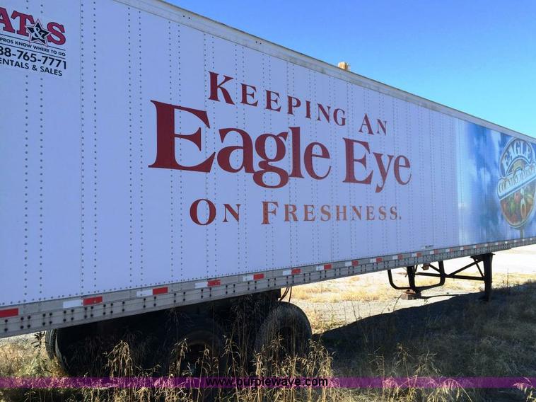 image for item D1270 1992 Wabash storage semi trailer