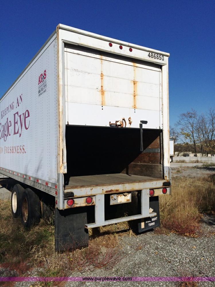 image for item D1270 1992 Wabash storage semi trailer