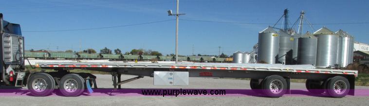 image for item G9913 1997 Chaparral 48102 aluminum flatbed trailer