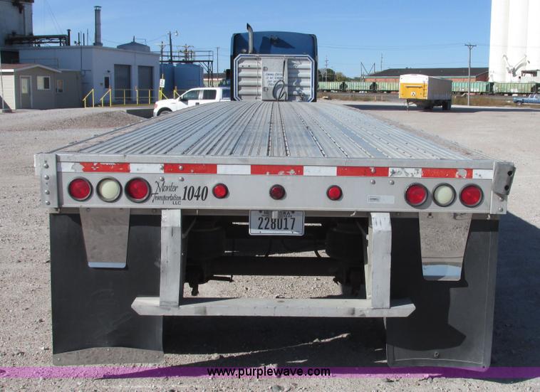 image for item G9913 1997 Chaparral 48102 aluminum flatbed trailer