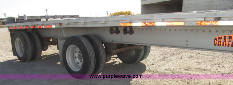 image for item G9913 1997 Chaparral 48102 aluminum flatbed trailer