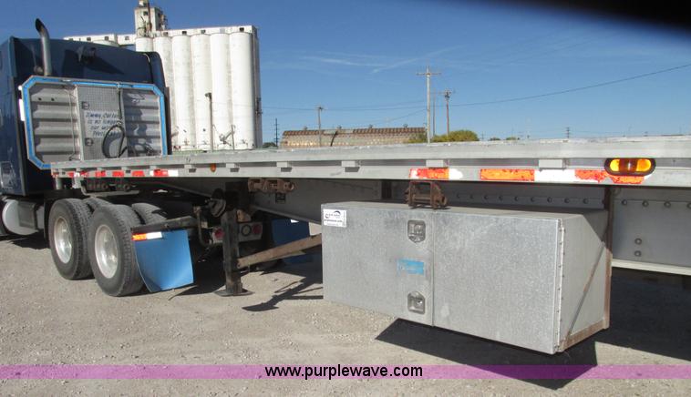 image for item G9913 1997 Chaparral 48102 aluminum flatbed trailer