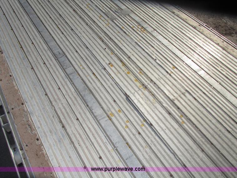 image for item G9913 1997 Chaparral 48102 aluminum flatbed trailer