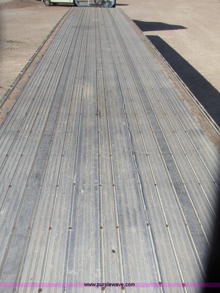 image for item G9913 1997 Chaparral 48102 aluminum flatbed trailer