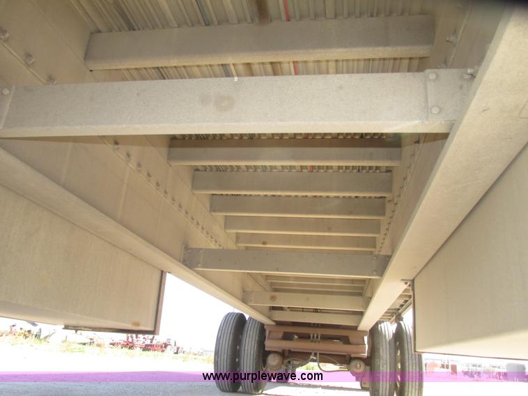 image for item G9913 1997 Chaparral 48102 aluminum flatbed trailer