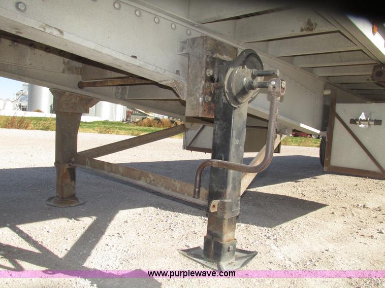 image for item G9913 1997 Chaparral 48102 aluminum flatbed trailer