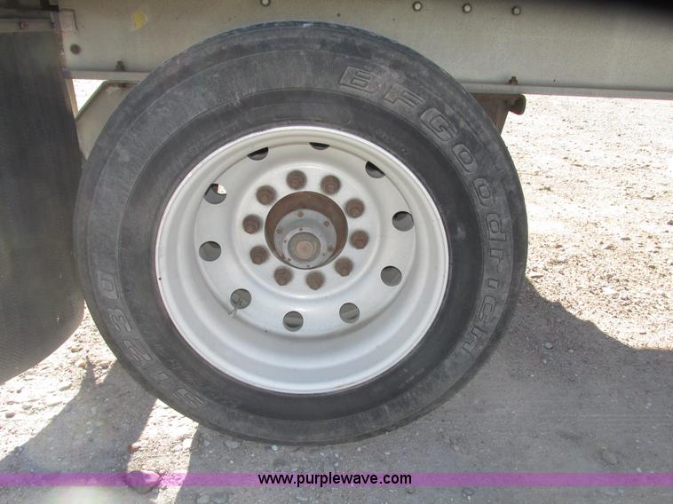 image for item G9913 1997 Chaparral 48102 aluminum flatbed trailer