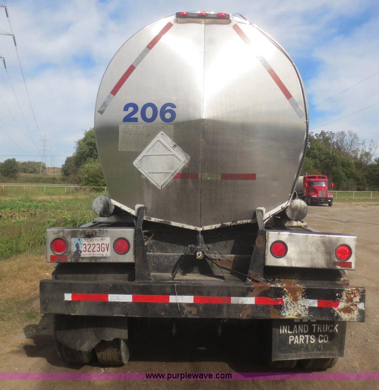 image for item I2192 1986 Acro stainless steel tank trailer