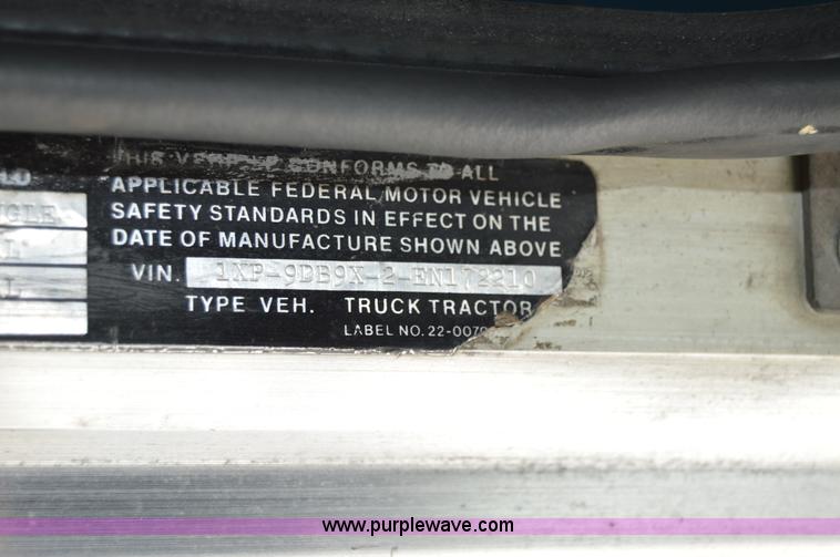 image for item I2956 1984 Peterbilt 359 semi truck