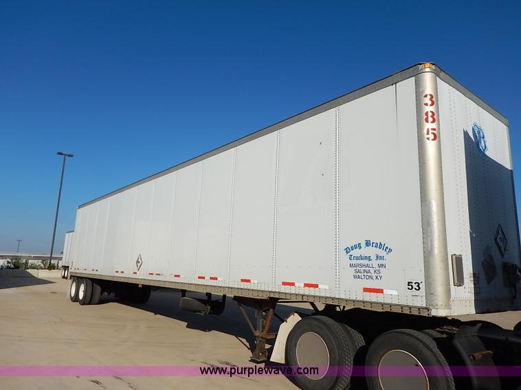 image for item I5354 2000 Wabash dry van trailer