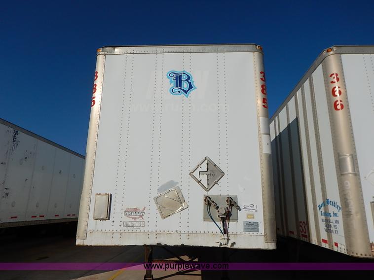 image for item I5354 2000 Wabash dry van trailer