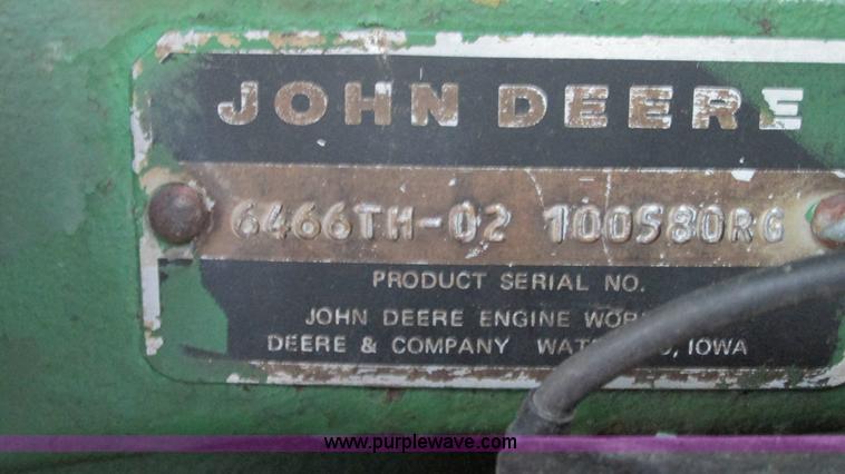 image for item G9085 1980 John Deere 7720 Turbo combine