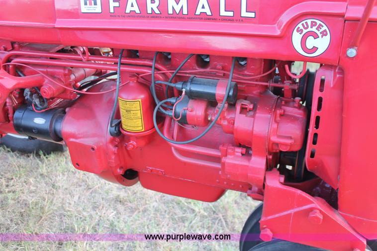 image for item H5581 1953 McCormick Farmall Super C row crop tractor