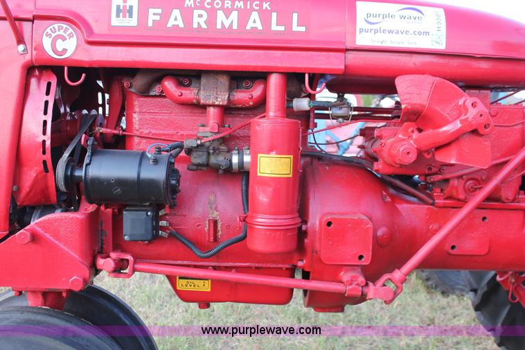 image for item H5581 1953 McCormick Farmall Super C row crop tractor