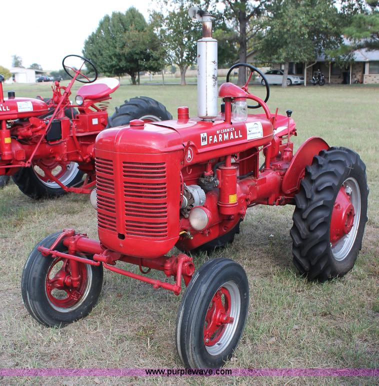 image for item H5582 1947 McCormick Farmall A tractor
