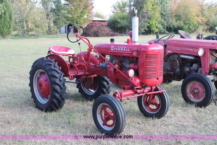image for item H5582 1947 McCormick Farmall A tractor