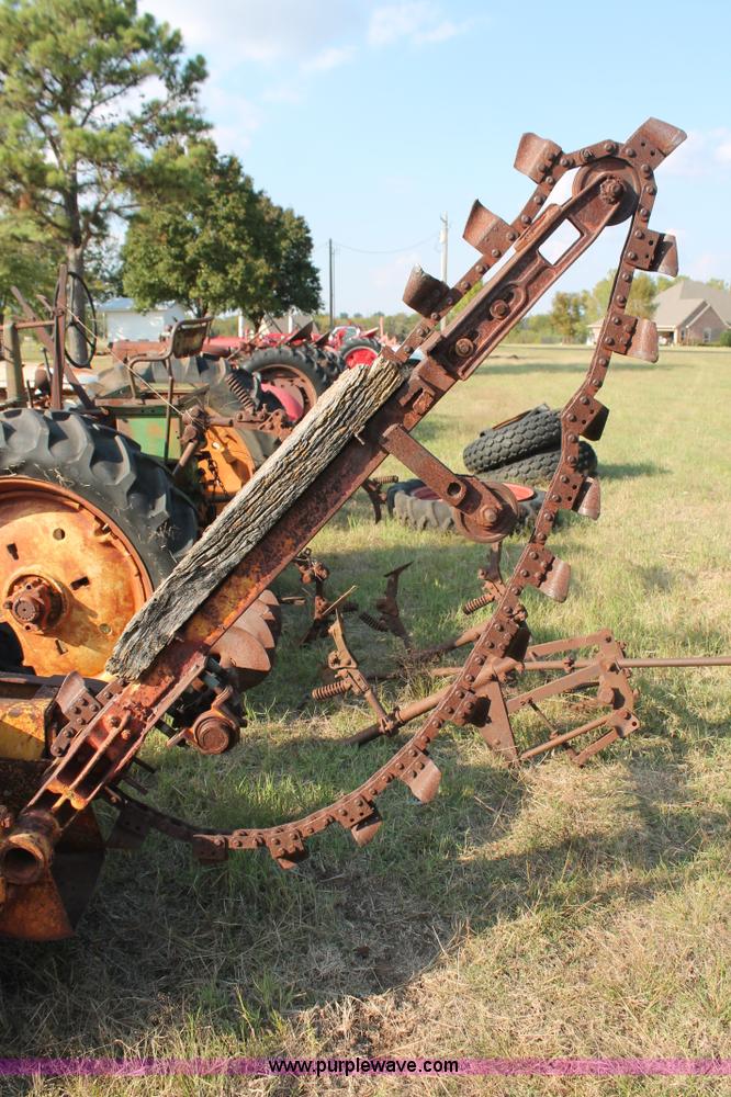 image for item H5588 1948 McCormick Farmall Cub Lowboy tractor with trencher