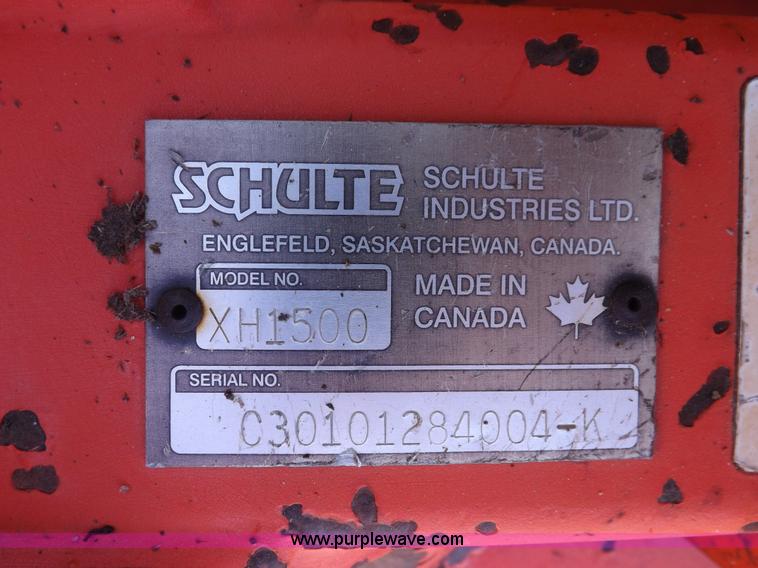 image for item H9049 Schulte XH1500 batwing rotary mower