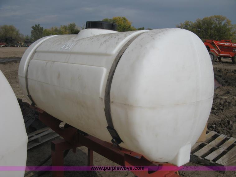 image for item H9417 (2) 200 gallon poly saddles tanks