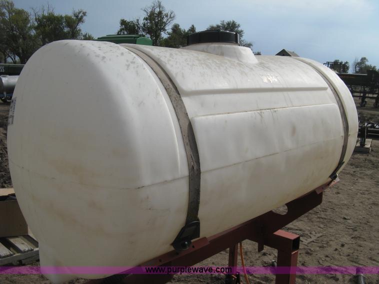 image for item H9417 (2) 200 gallon poly saddles tanks