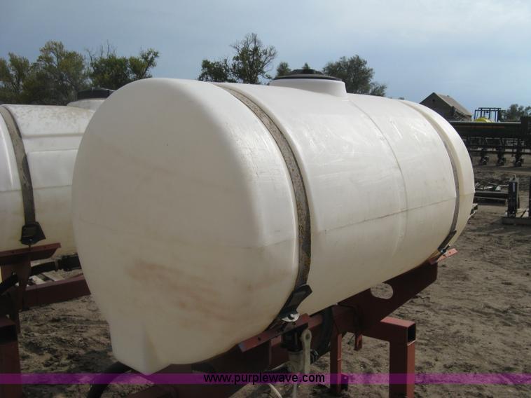 image for item H9417 (2) 200 gallon poly saddles tanks