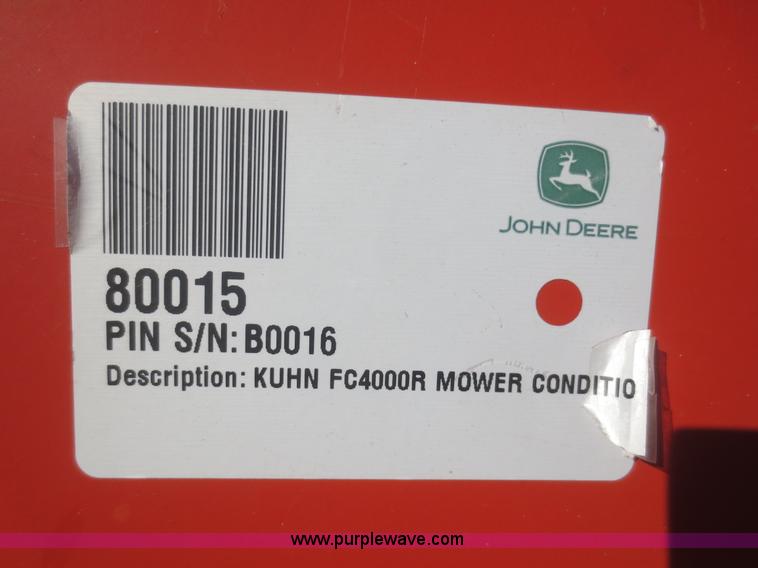 image for item I2189 Kuhn FC4000RG mower conditioner