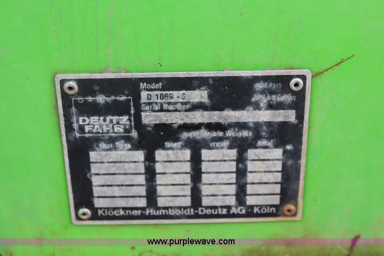 image for item I5901 Deutz Allis 6265 tractor