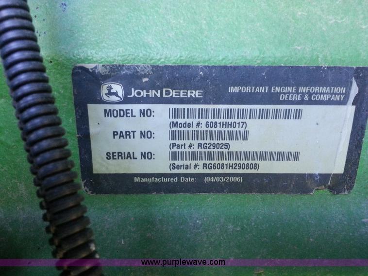 image for item I6014 2004 John Deere 9660 STS combine