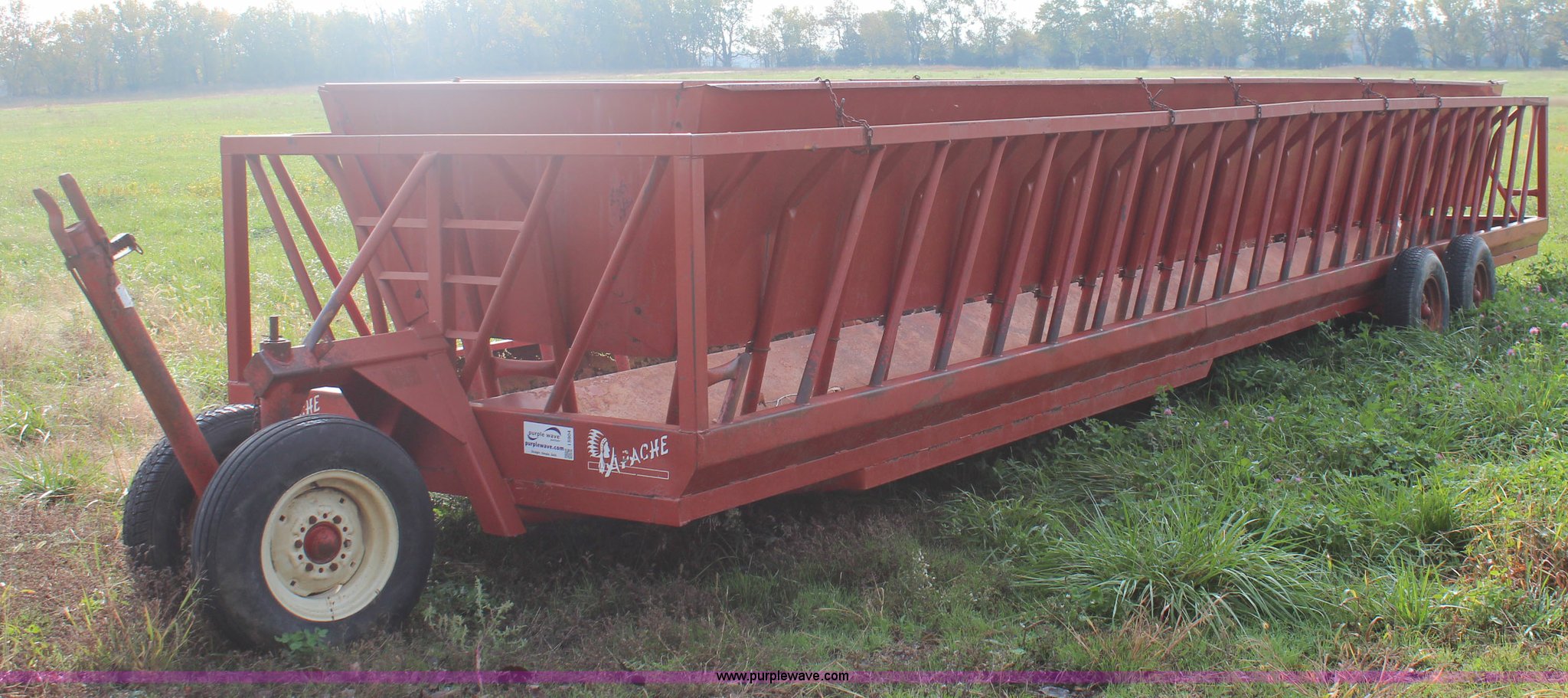 Apache Round Bale Feeder Wagon Item I5904 11 19 2014
