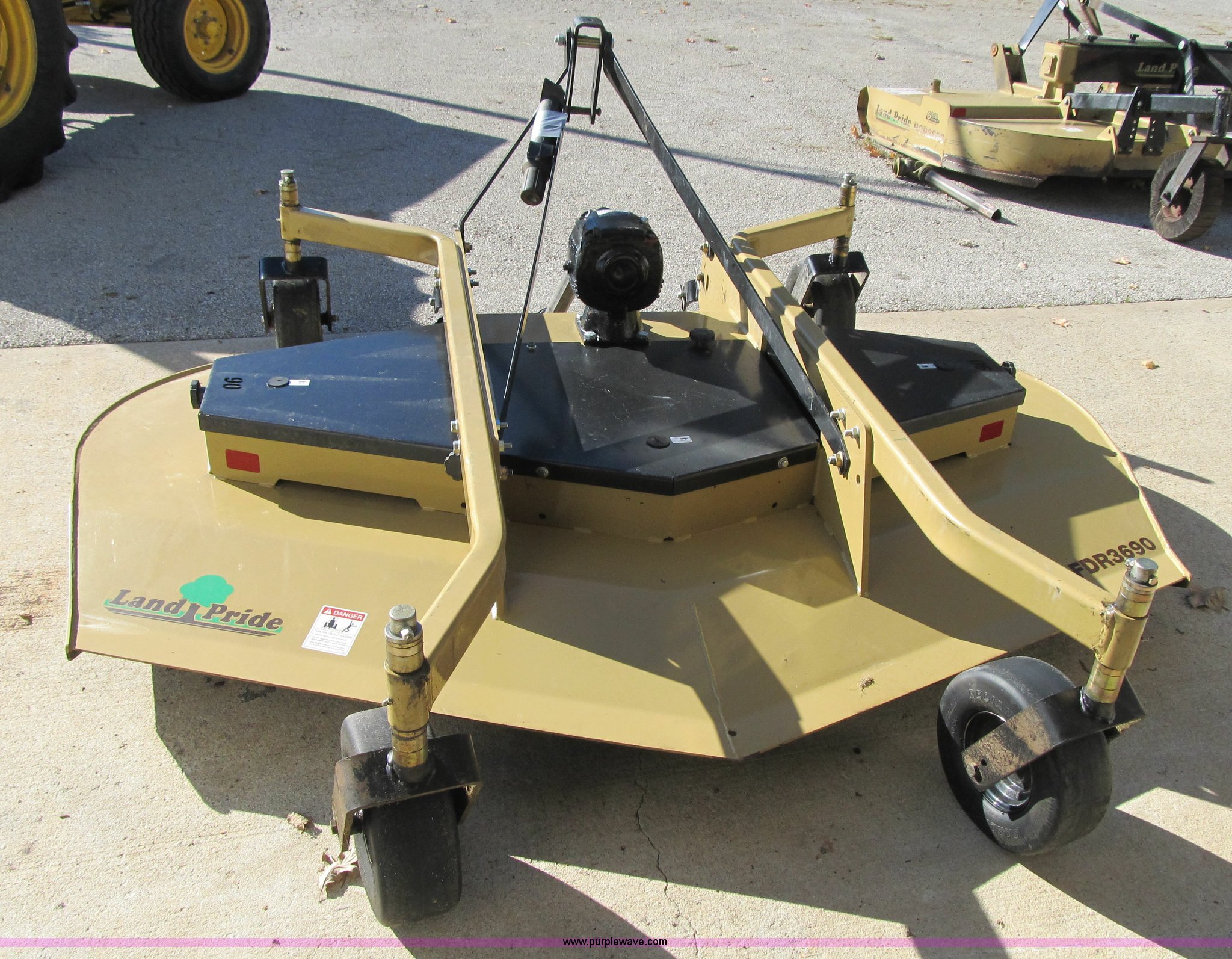 Land Pride FDR3690 rotary mower in Sugar Creek, MO Item Z9085 sold