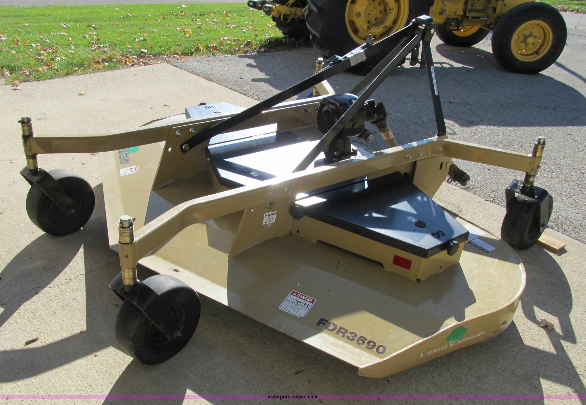 Land Pride FDR3690 rotary mower in Sugar Creek, MO Item Z9085 sold