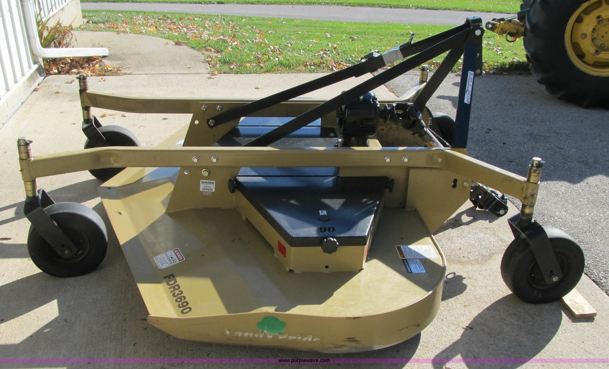 Land Pride FDR3690 rotary mower in Sugar Creek, MO Item Z9085 sold