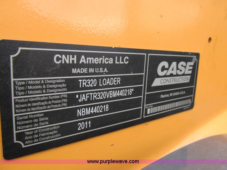 image for item AW9871 2012 Case TR320 skid steer