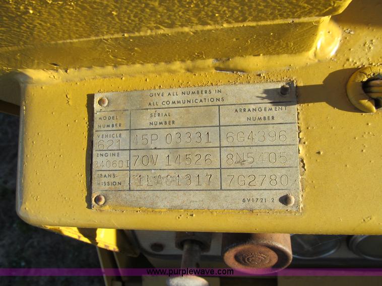 image for item E4992 1982 Caterpillar 621B conventional scraper