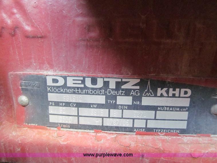 image for item E4996 Atlas Copco XAS80 air compressor