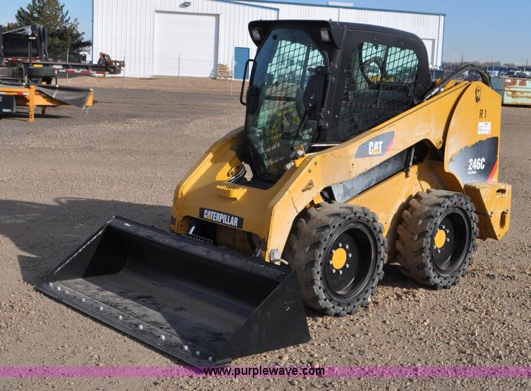 image for item F2099 2013 Caterpillar 246C skid steer