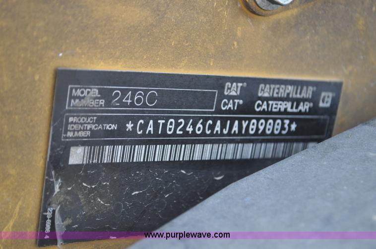 image for item F2099 2013 Caterpillar 246C skid steer